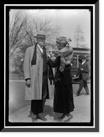 Historic Framed Print, BELGIAN RELIEF. CHAMP CLARK BUYING FORGET-ME-NOTS TO SAVE BELGIAN BABIES - 3,  17-7/8" x 21-7/8"