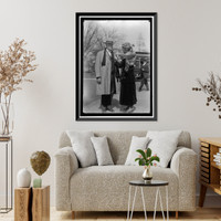 Historic Framed Print, BELGIAN RELIEF. CHAMP CLARK BUYING FORGET-ME-NOTS TO SAVE BELGIAN BABIES - 3,  17-7/8" x 21-7/8"