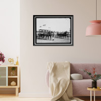 Historic Framed Print, HORSE SHOWS. MISC. VIEWS - 3,  17-7/8" x 21-7/8"