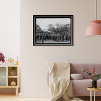 Historic Framed Print, LIBERTY LOANS. OFFICIAL LIBERTY BOND CAR, AND TANK - 3,  17-7/8" x 21-7/8"