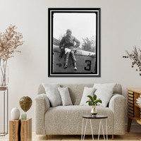 Historic Framed Print, AIR MAIL. INAUGURATION OF SERVICE, POLO FIELD - 6,  17-7/8" x 21-7/8"
