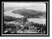 Aerial view, Haines Point and Tidal Basin, Washington, D.C, Vintage Poster