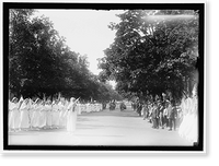 Historic Framed Print, RED CROSS PARADE - 6,  17-7/8" x 21-7/8"