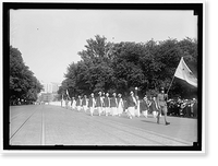 Historic Framed Print, RED CROSS PARADE - 9,  17-7/8" x 21-7/8"