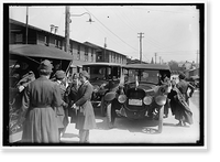 RED CROSS MOTOR CORPS AT CAMP MEIGS - 2, Vintage Poster