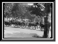 Historic Framed Print, DAVIS, GEORGE WHITEFIELD. MAJOR GENERAL, U.S.A. HIS FUNERAL; DIED JULY 12, 1918,  17-7/8" x 21-7/8"