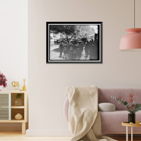 Historic Framed Print, DAVIS, GEORGE WHITEFIELD. MAJOR GENERAL, U.S.A. HIS FUNERAL; DIED JULY 12, 1918 - 2,  17-7/8" x 21-7/8"