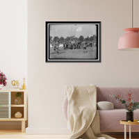 Historic Framed Print, KENLY, WILLIAM LACY. MAJ. FEN., U.S.A.; CHIEF OF AIR SERVICE, A.E.F., 1917; DIRECTOR, MILITARY AERONAUTICS, 1918-. BALLOONS,  17-7/8" x 21-7/8"