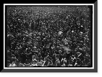 Historic Framed Print, LIBERTY LOANS. MME. SCHUMANN-HEINCK SINGING AT TREASURY,  17-7/8" x 21-7/8"