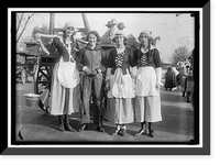 FREE MILK FOR FRANCE 'PARADE' MARGARET HARDING, CARTER MILLINKEN, AVIS HUGHES, FRANCES HAMPSON, Antique Poster