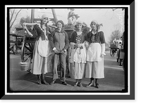 FREE MILK FOR FRANCE 'PARADE' MARGARET HARDING, CARTER MILLINKEN, AVIS HUGHES, FRANCES HAMPSON - 2 Classic, Antique Wall Art