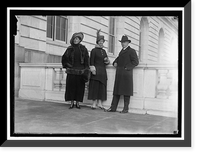 Historic Framed Print, POLLOCK, WILLIAM PEGUES. SENATOR FROM SOUTH CAROLINA, 1918-1919. WITH LADIES,  17-7/8" x 21-7/8"