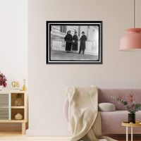 Historic Framed Print, POLLOCK, WILLIAM PEGUES. SENATOR FROM SOUTH CAROLINA, 1918-1919. WITH LADIES,  17-7/8" x 21-7/8"