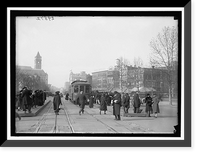 Historic Framed Print, STREET SCENE, PENNSYLVANIA AVE.,  17-7/8" x 21-7/8"
