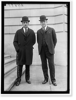 Historic Framed Print, ARMOUR, J. OGDEN. AT LEFT WITH LEVY MAYER, ATTORNEY,  17-7/8" x 21-7/8"