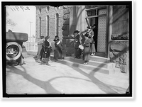 Historic Framed Print, WOMAN SUFFRAGE. LEAVING JAIL - 2,  17-7/8" x 21-7/8"