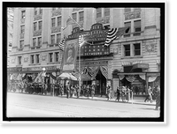 Historic Framed Print, KEITH'S THEATRE. 'WELCOME HOME' FOR PRESIDENT WILSON - 3,  17-7/8" x 21-7/8"