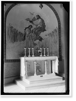 Historic Framed Print, FRANCISCAN MONASTERY. SCENES AT BISHOP TURNER'S CONSECRATION - 7,  17-7/8" x 21-7/8"