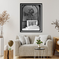 Historic Framed Print, FRANCISCAN MONASTERY. SCENES AT BISHOP TURNER'S CONSECRATION - 7,  17-7/8" x 21-7/8"