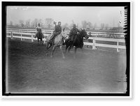 Historic Framed Print, HORSE SHOWS. WILD WEST SHOW ON HORSE SHOW GROUNDS, GIVEN BY SOLDIERS - 5,  17-7/8" x 21-7/8"