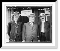 Historic Framed Print, W.V. Malone, Fitzgerald, O'Gorman,  17-7/8" x 21-7/8"