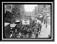 SHIPPING BOARD, U.S. EMPLOYEES, ON F STREET, Antique Poster