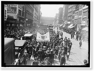 SHIPPING BOARD, U.S. EMPLOYEES, ON F STREET, Antique Poster