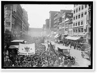 SHIPPING BOARD, U.S. EMPLOYEES, ON F STREET - 3, Vintage Poster