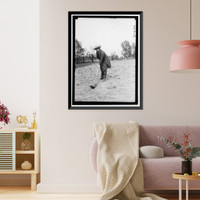 Historic Framed Print, NATIONAL EMERGENCY WAR GARDENS COM. FARMERETTES - 8,  17-7/8" x 21-7/8"