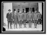 Historic Framed Print, DANIELS, JOSEPHUS. SECRETARY OF THE NAVY, 1913-1921. DECORATING MARINE HEROES,  17-7/8" x 21-7/8"