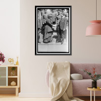 Historic Framed Print, SHAW, DR. ANNA HOWARD, PRESIDENT, N.A.W.S.A., 1904-. WITH SEC. BAKER,  17-7/8" x 21-7/8"