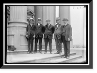 Historic Framed Print, GOVERNORS OF STATES. SENATORS WHO WERE GOVERNORS OF STATES WHEN ELECTED TO THE SENATE: ARTHUR CAPPER OF KS; HENRY WILDER KEYS OF NH; WALTER EVANS EDGE OF NJ; STANLEY OF KY; WALSH OF MA.,  17-7/8" x 21-7/8"