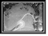 Historic Framed Print, WASHINGTON MONUMENT. VIEW FROM AIR,  17-7/8" x 21-7/8"