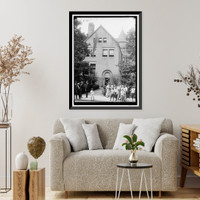 Historic Framed Print, PESSOA, EPITACIO, DR. PRESIDENT OF BRAZIL, 1919-1922. ARRIVAL - 2,  17-7/8" x 21-7/8"