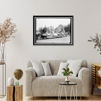 Historic Framed Print, FOURTH OF JULY PARADES. FLOAT: CZECHO-SLOVAK - 3,  17-7/8" x 21-7/8"