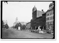 FOURTH OF JULY PARADES. GENERAL VIEW ON PENNSYLVANIA AVENUE, Antique Print