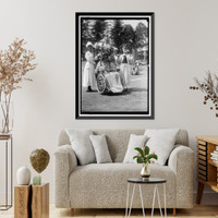 Historic Framed Print, FOURTH OF JULY. SCENES IN CELEBRATION AT WALTER REED - 2,  17-7/8" x 21-7/8"
