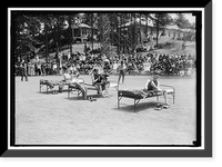 Historic Framed Print, FOURTH OF JULY. SCENES IN CELEBRATION AT WALTER REED - 3,  17-7/8" x 21-7/8"