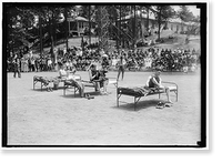 Historic Framed Print, FOURTH OF JULY. SCENES IN CELEBRATION AT WALTER REED - 3,  17-7/8" x 21-7/8"