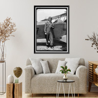 Historic Framed Print, AVIATION, ARMY. SGT. BERRY, MECHANIC - 2,  17-7/8" x 21-7/8"