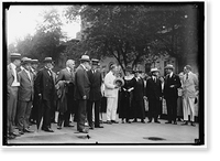 Historic Framed Print, BAKER, NEWTON DIEHL. SECRETARY OF WAR, 1916-1921. WAR RISK GROUP,  17-7/8" x 21-7/8"