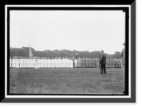 Historic Framed Print, DANIELS, JOSEPHUS. SECRETARY OF THE NAVY, 1913-1921. REVIEWING YEOMAN (F) BEFORE THEIR DISMISSAL - 2,  17-7/8" x 21-7/8"