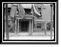 Historic Framed Print, WOMAN SUFFRAGE. NATIONAL WOMEN'S PARTY HEADQUARTERS; EXTERIOR,  17-7/8" x 21-7/8"