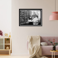 WOMAN SUFFRAGE. NATIONAL WOMEN'S PARTY HEADQUARTERS; OFFICE. SEN. CURTIS EXAMINING FILES, Vintage Wall Art