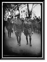 PERSHING, JOHN J. GENERAL, U.S.A. FIRST DIVISION; PARADE Classic, Antique Poster