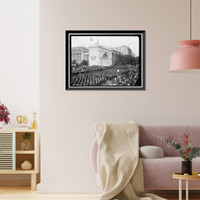 Historic Framed Print, FIRST DIVISION, A.E.F. AMERICAN EXPIDITIONARY FORCES. MISCELLANEOUS VIEWS OF PARADE - 14,  17-7/8" x 21-7/8"