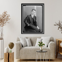 Historic Framed Print, COLE, CLARKE P. PORTRAIT - 2,  17-7/8" x 21-7/8"