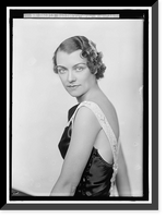 Historic Framed Print, BULLOCK, W.C., MRS. PORTRAIT,  17-7/8" x 21-7/8"
