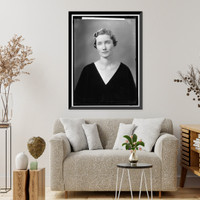 Historic Framed Print, HATCHER, LUCILLE. PORTRAIT,  17-7/8" x 21-7/8"