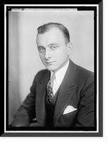 Historic Framed Print, ZIRKLE, GLENDON M. PORTRAIT,  17-7/8" x 21-7/8"